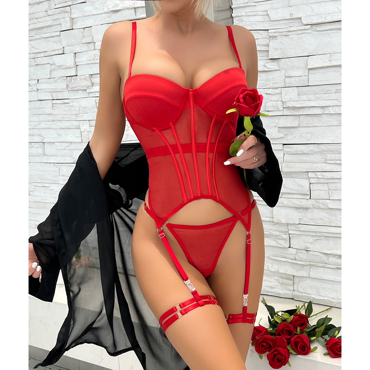 CELINE | Il Set di Lingerie Floreale per un’Eleganza Seducente
