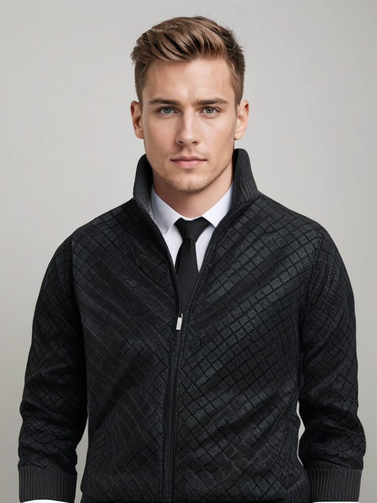 Renzo – Giacca a Maglia Casual
