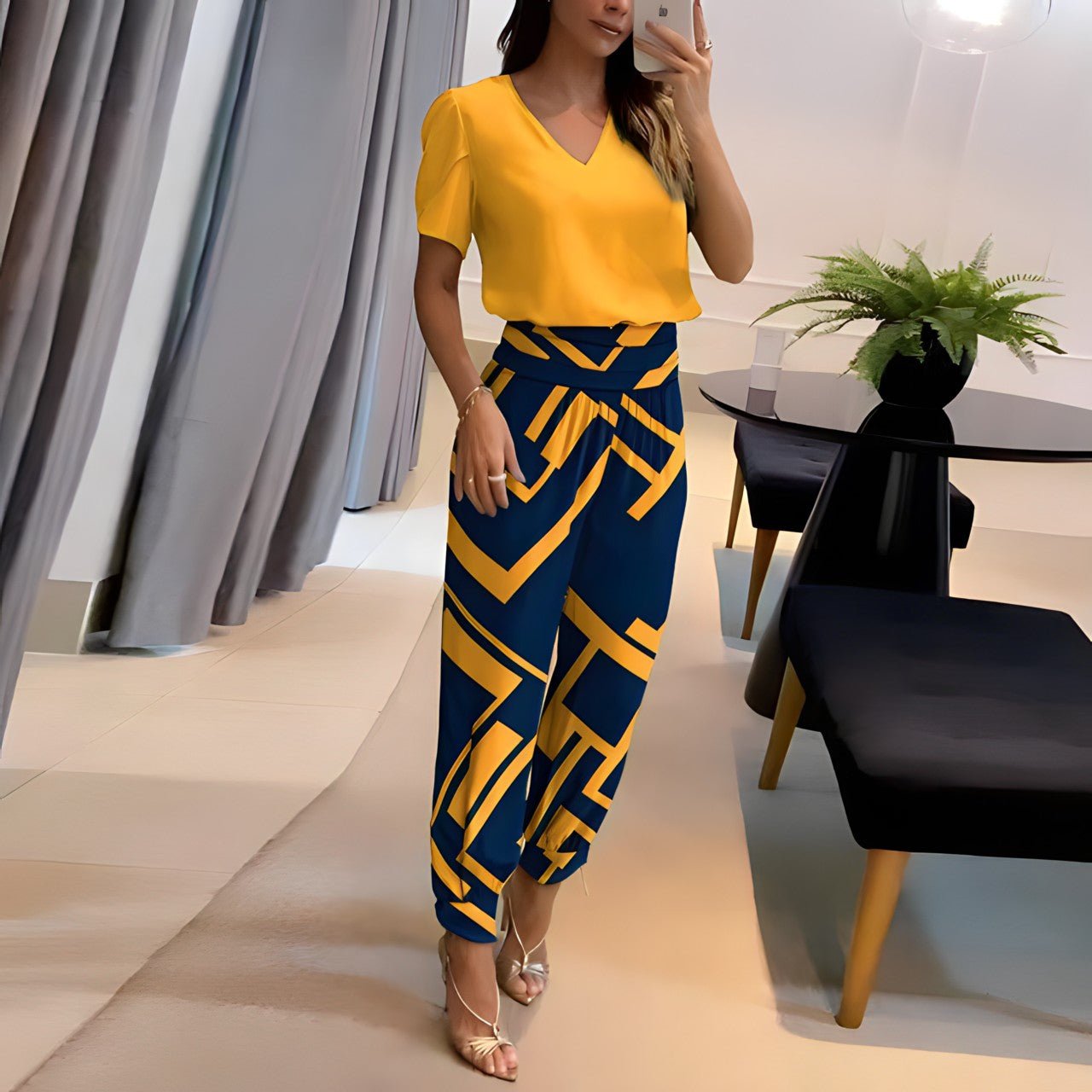 MARGOT | Set Blusa e Pantaloni per Stile Raffinato