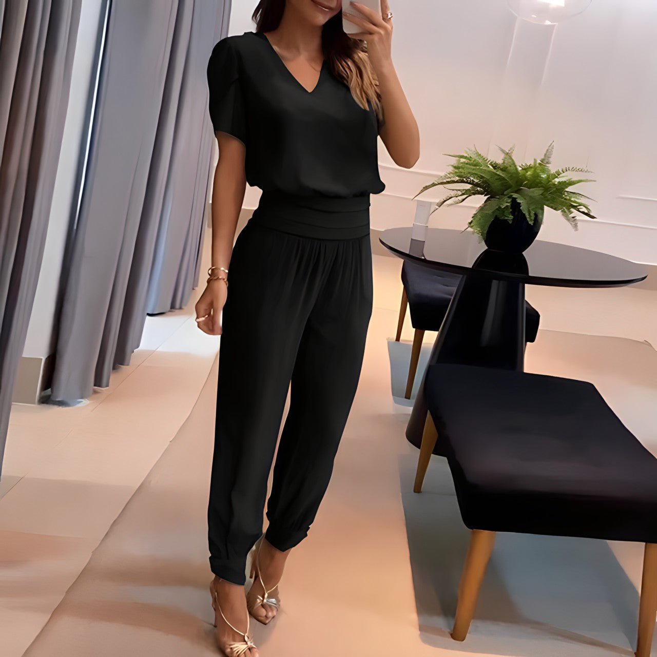MARGOT | Set Blusa e Pantaloni per Stile Raffinato